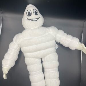 White Michelin Man Plush Toy